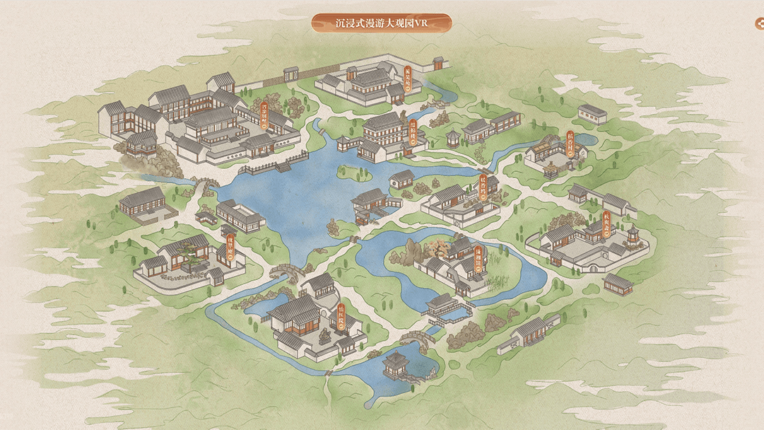 北京大观园 VR 地图